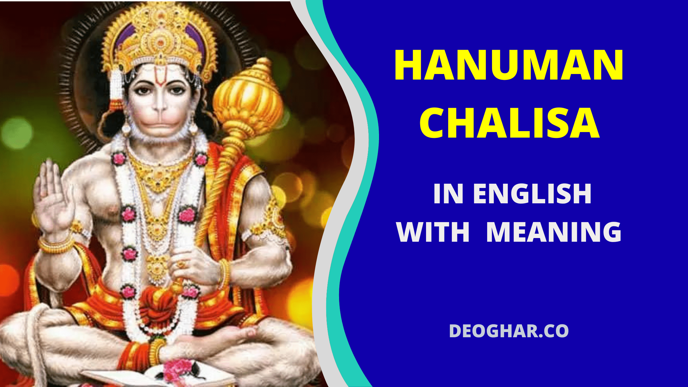 Hanuman Chalisa With English Meaning | Hanuman Chalisa Lyrics English
